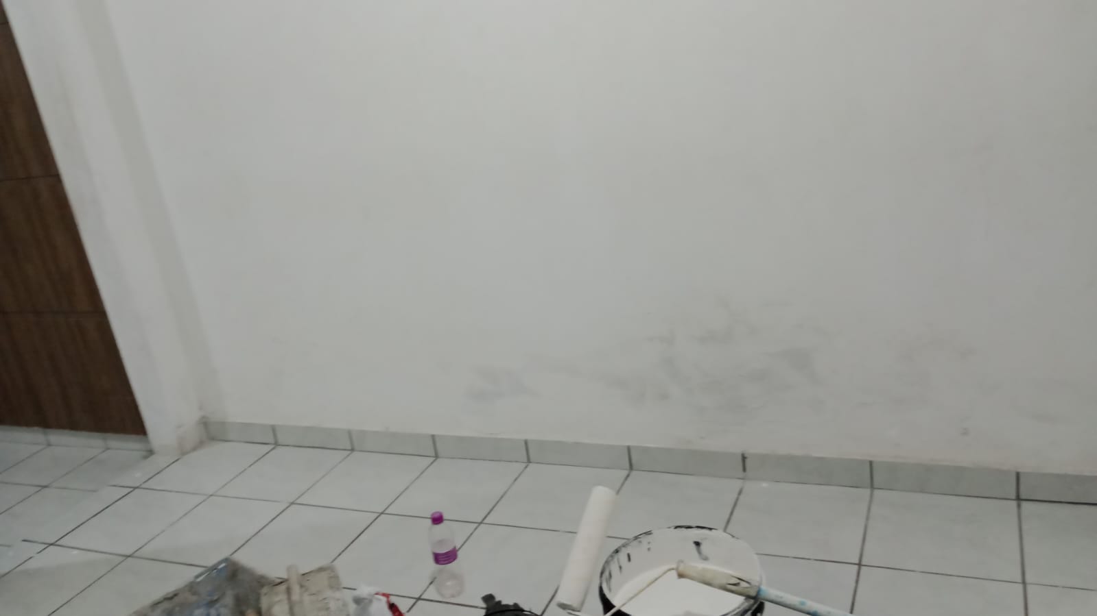 Serviço de manutenção em andamento